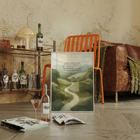 Guided Morning Path Psalm 143:8 Art Print