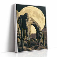 Moon Through the Stone Arch