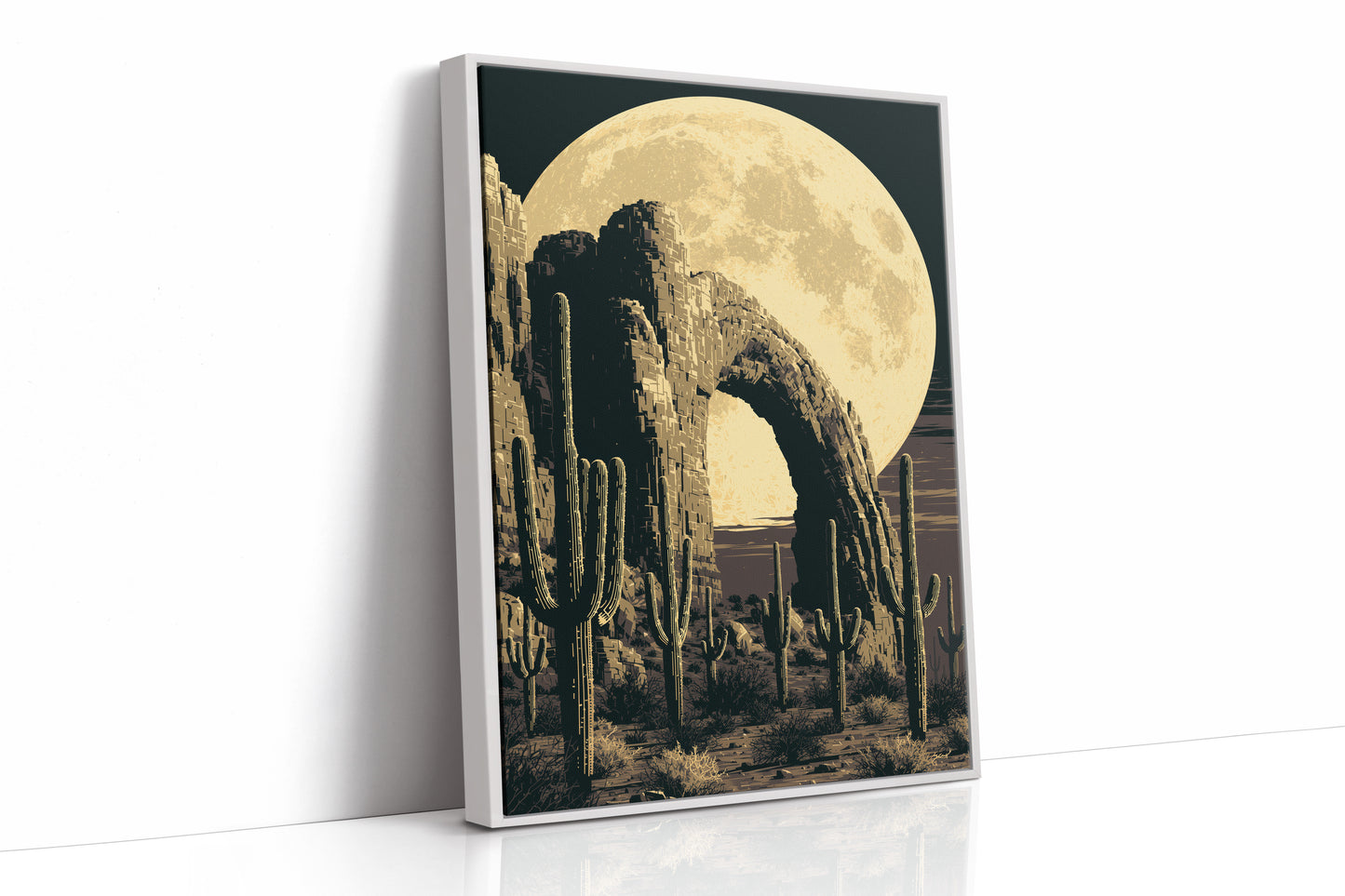 Moon Through the Stone Arch