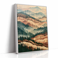Misted Valley in Marquetry