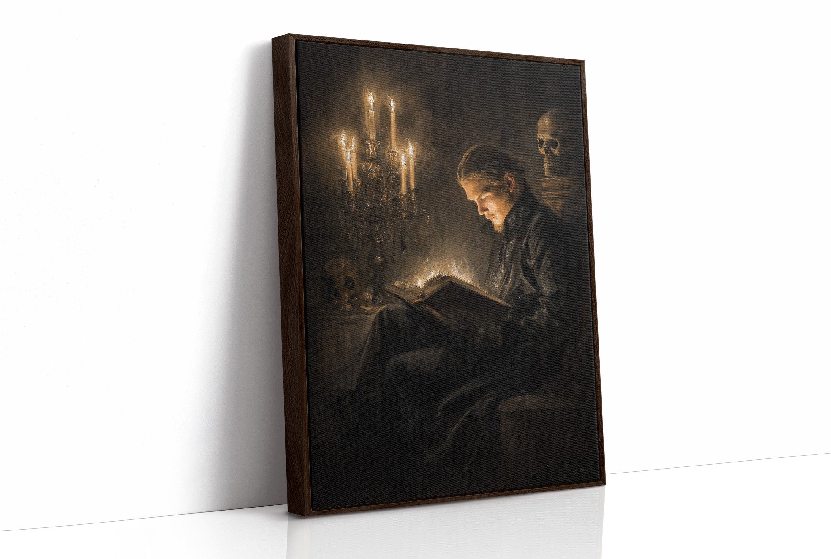 Ancient Tomes By Candlelight Glow