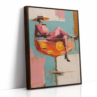 Citrus Hour With Wide-Brimmed Hat