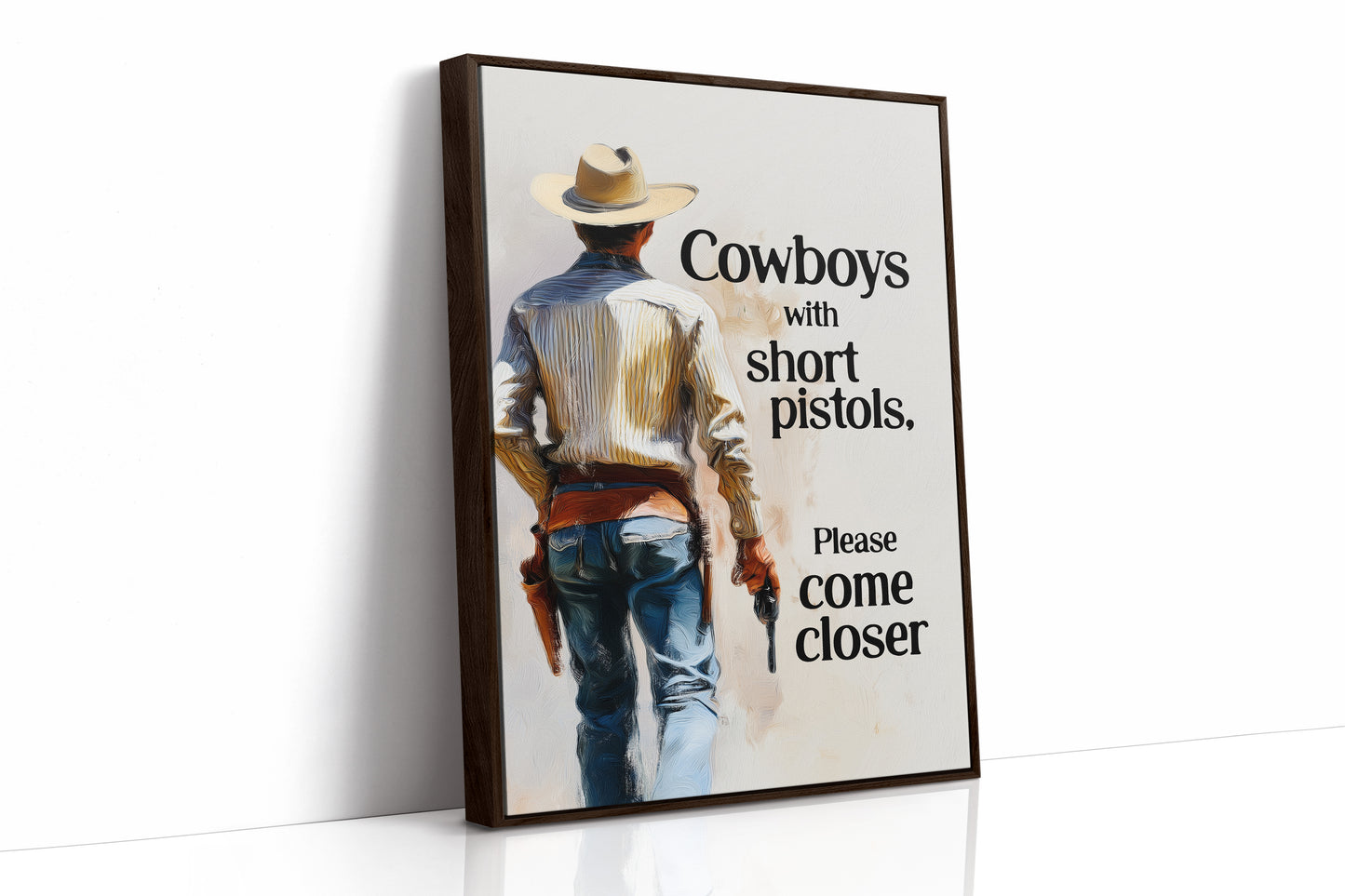 Giddy Up Partner Cowboy Print