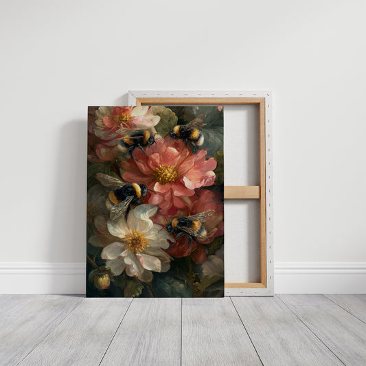 Peonies Hum With Golden Wings