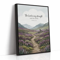 The Lord Is My Strength: Highland Heather Path