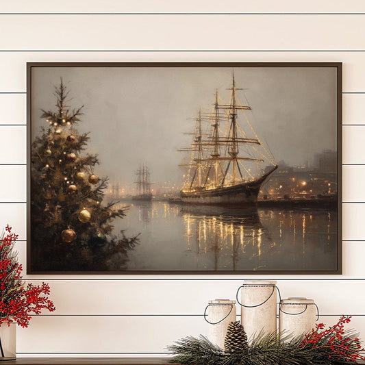 The Fleet Slept Under Holiday Lights