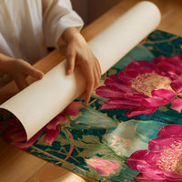 Magenta Cactus Bloom Tapestry