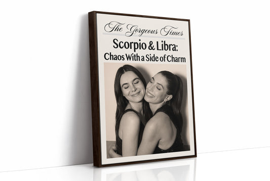 Celestial Harmony: Vintage Magazine Aesthetics