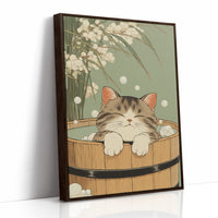 Kitten's Bamboo Bath Sanctuary Dreams