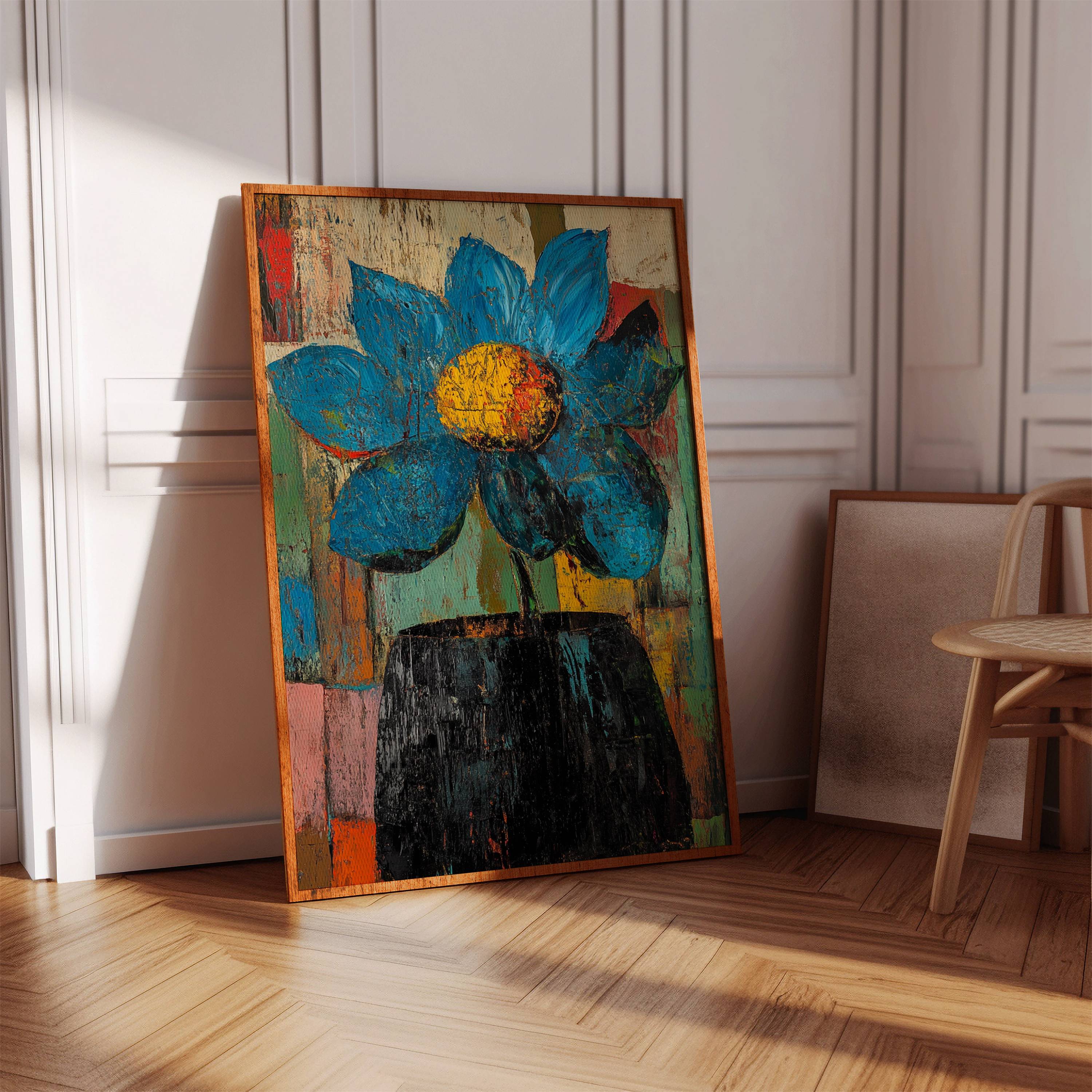 Blue Petals Paint Their Story
