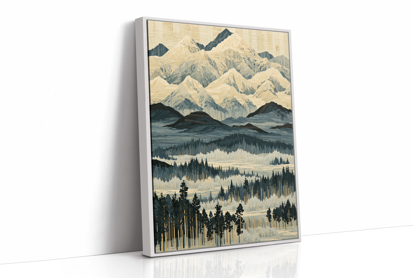 Blue Ridge in Marquetry