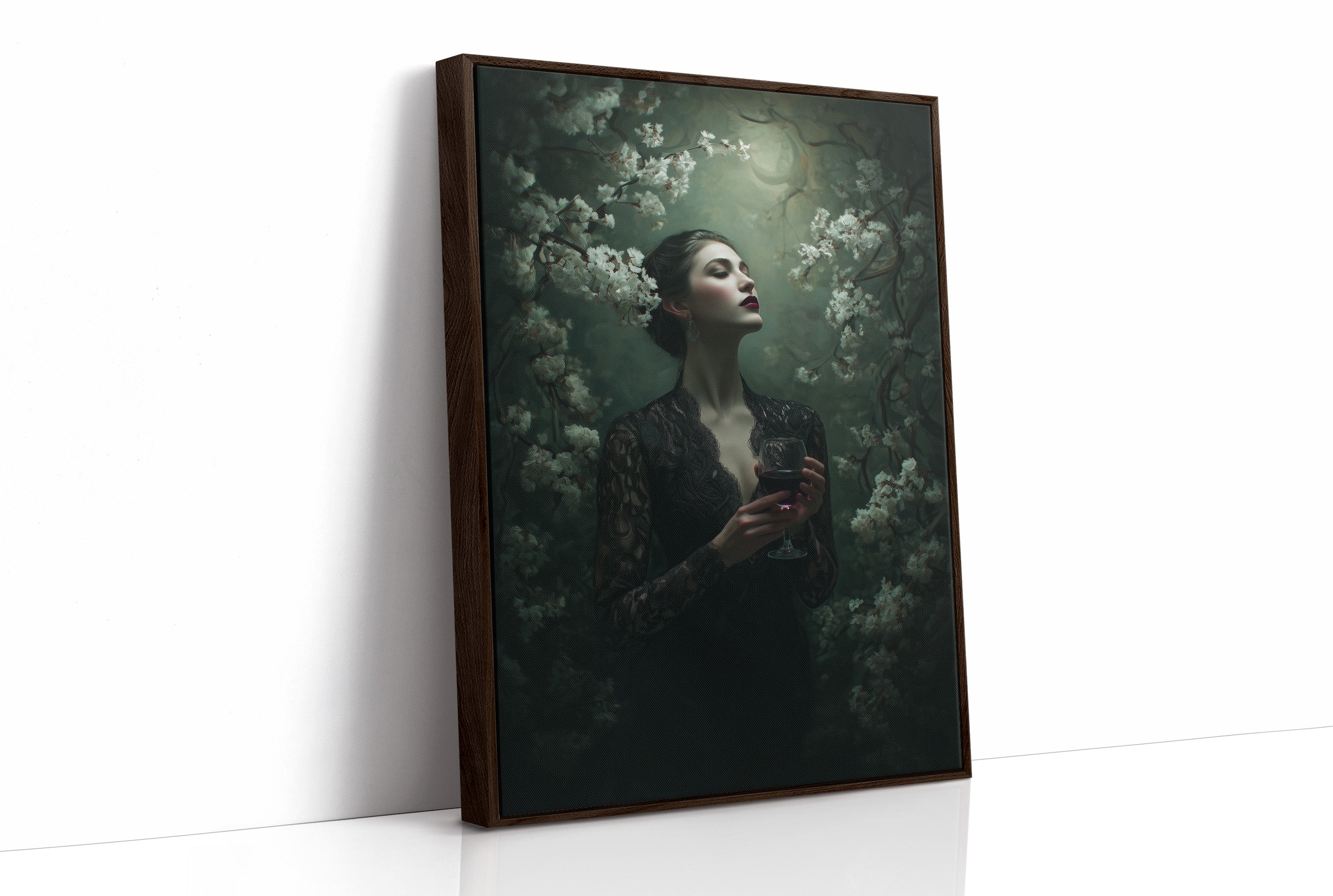 Emerald Nights Between Blossoms