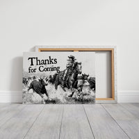 Cattle Drive's Bold Welcome