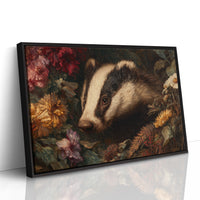 Woodland Creature Among Autumn Blooms