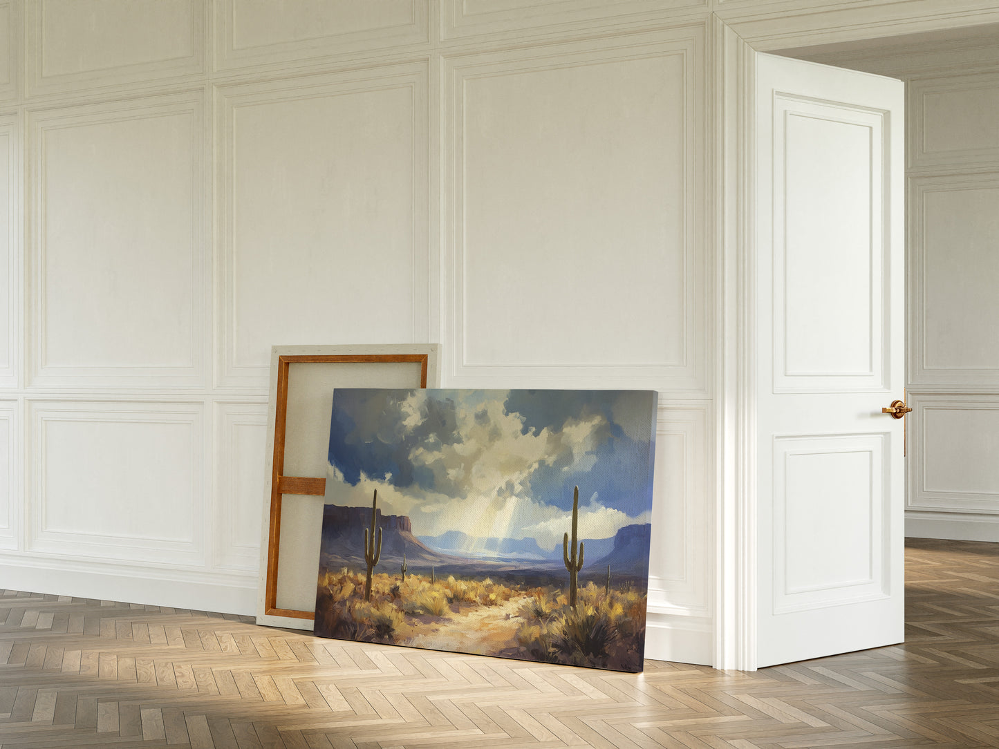 Desert Light Breaks Canyon Walls