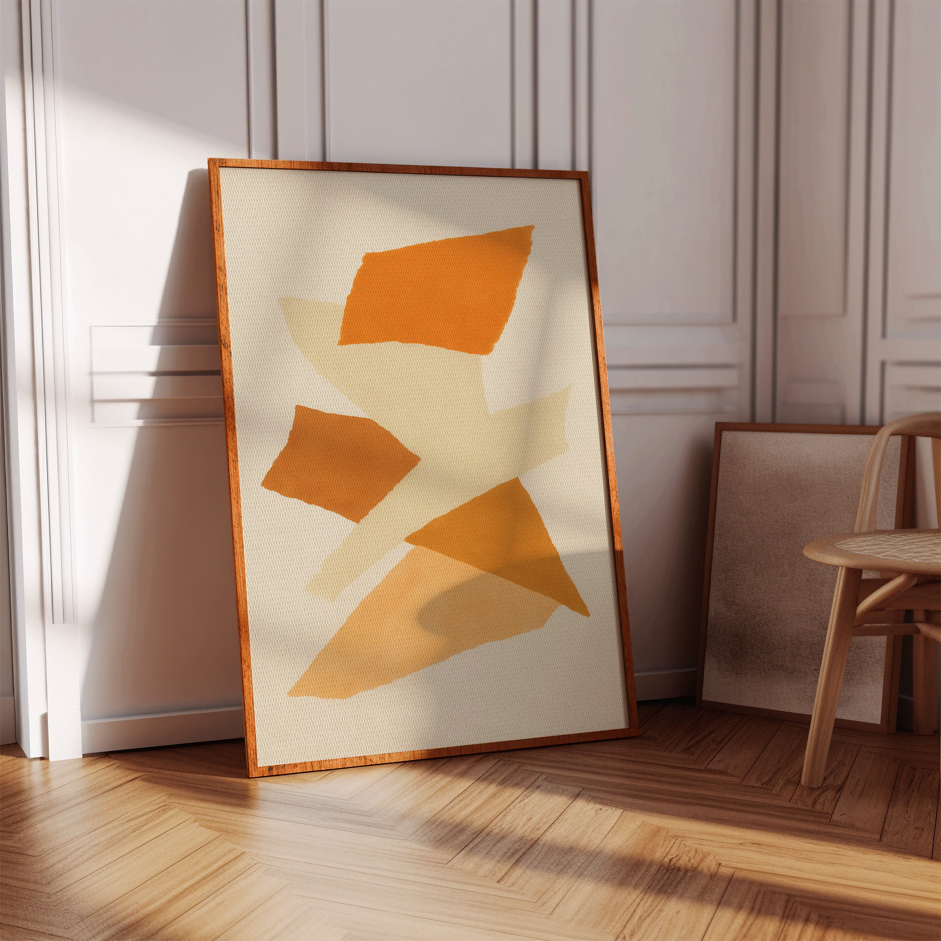 Autumn Paper Folds Into Light