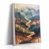 River Canyon in Marquetry