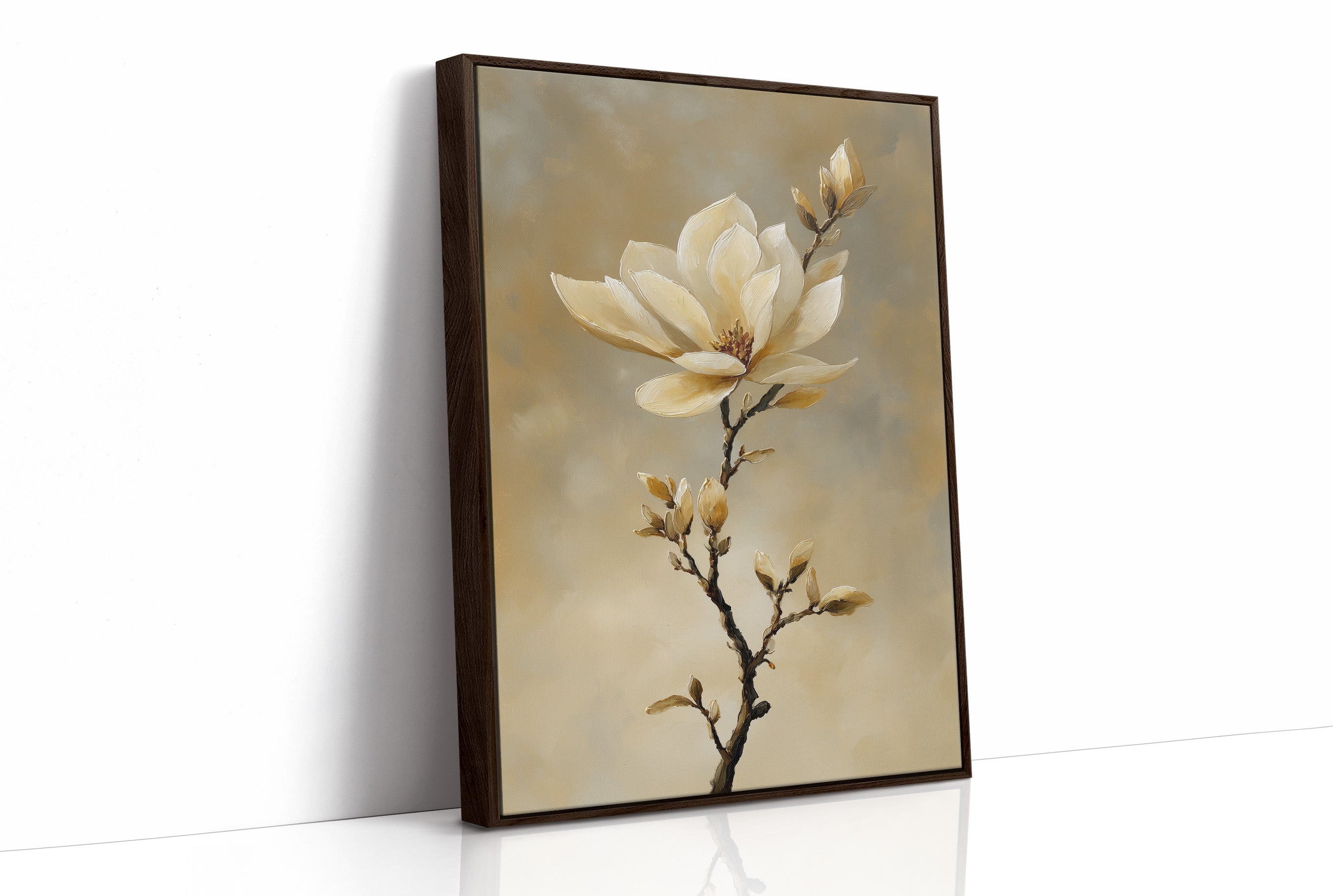Magnolia Petals Dance In Morning Light