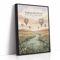 Delight Yourself in the Lord: Hot Air Balloon Meadow