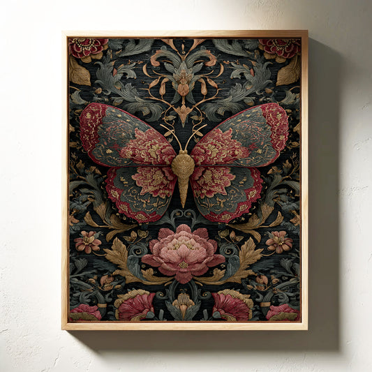 Butterfly Dance Among Blossoms