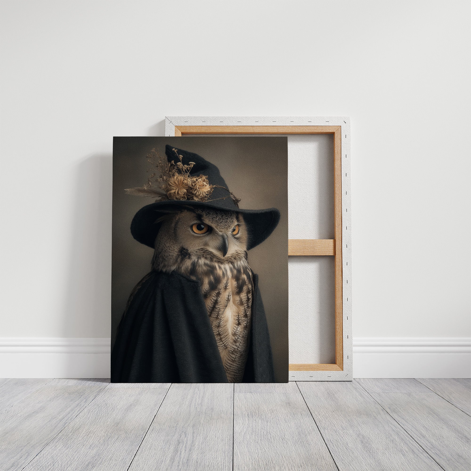 Midnight Sage With Amber Eyes