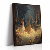 Forest Revelers Catch Twilight Magic