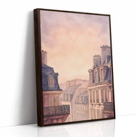 Parisian Rooftops Blush With Dawn