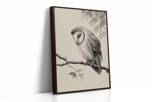 Twilight Perch In Gentle Gray
