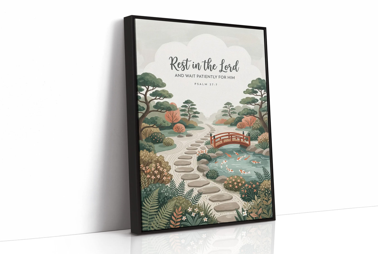 Rest in the Lord: Japanese Zen Garden Bridge