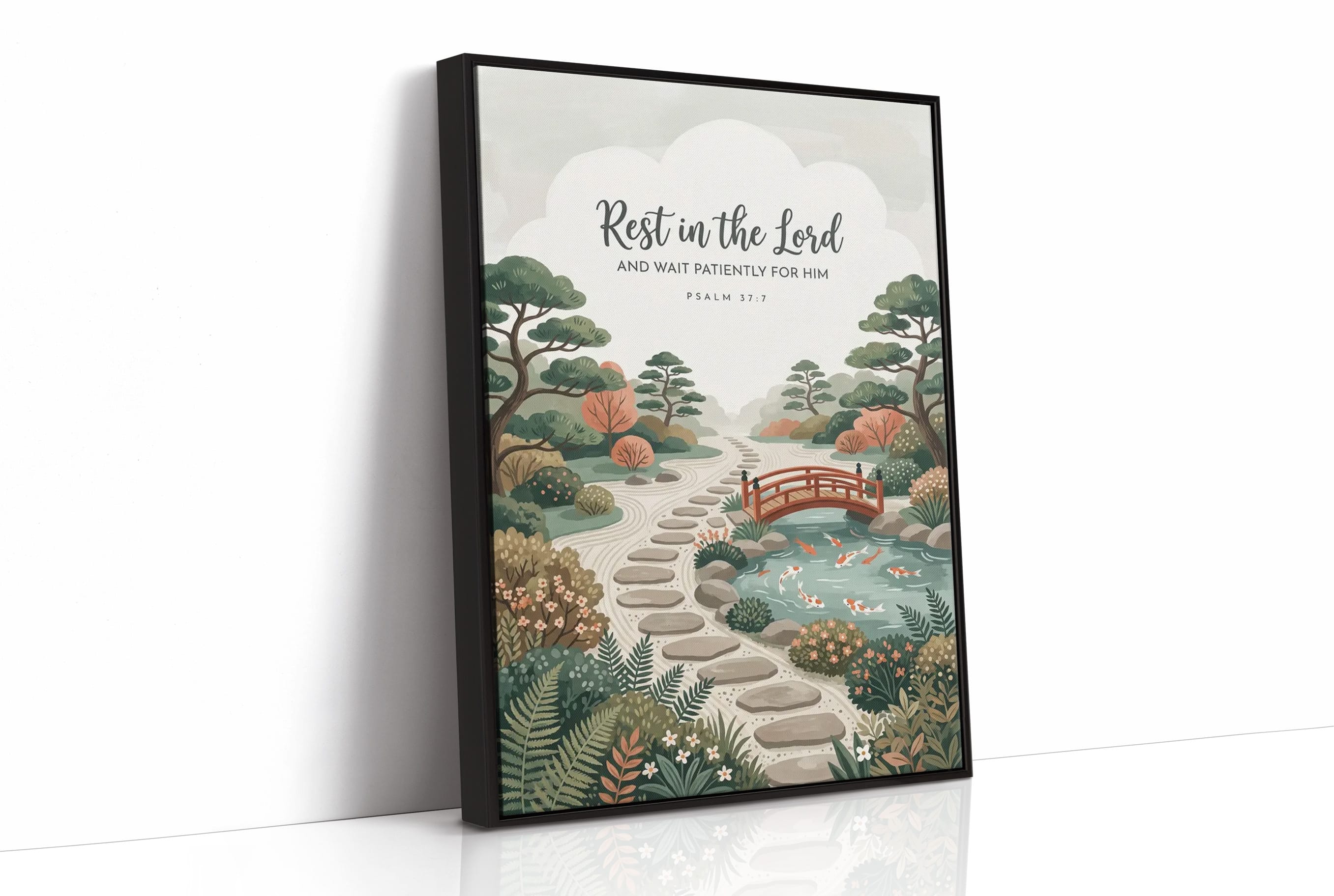 Rest in the Lord: Japanese Zen Garden Bridge