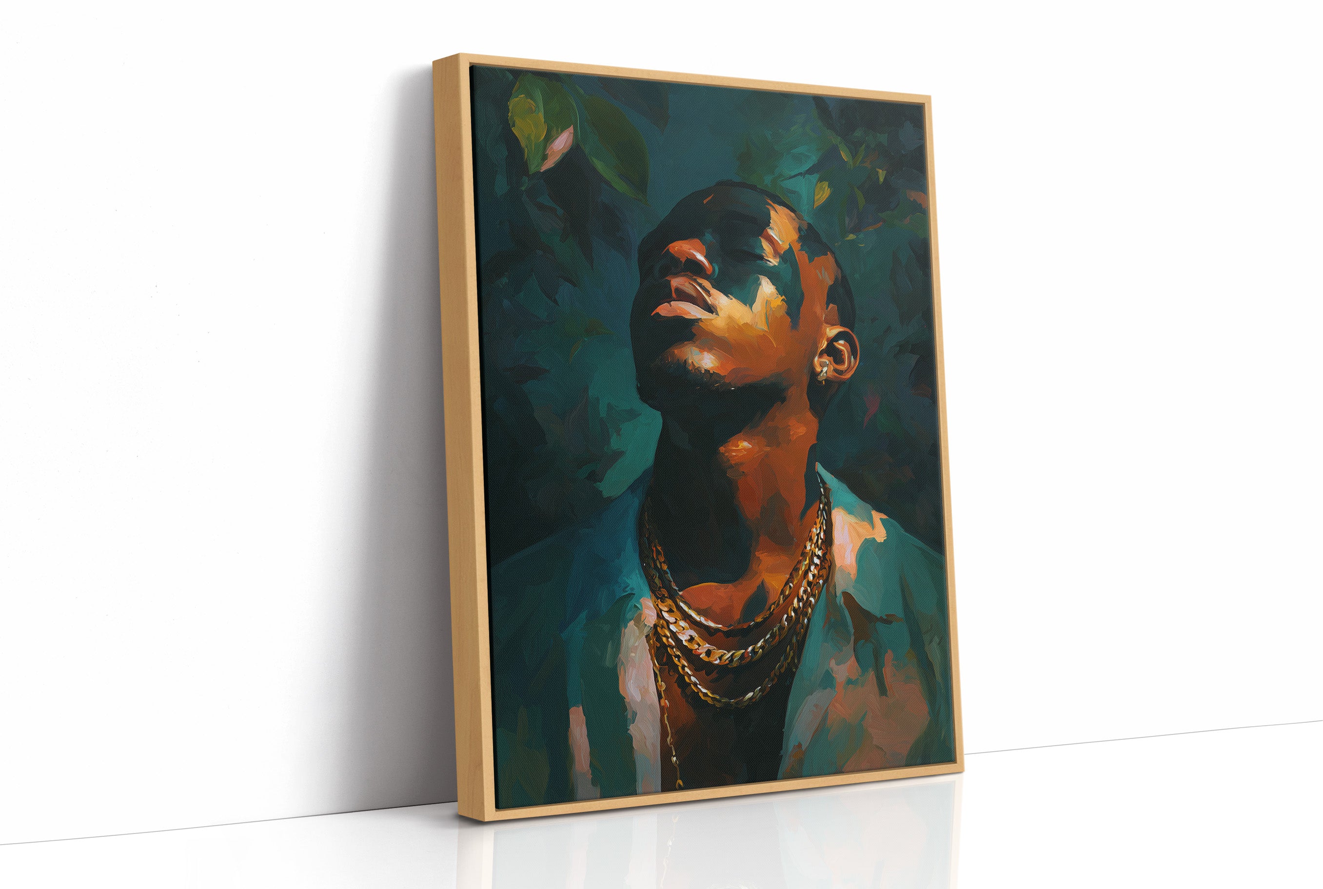 Gilded In Emerald Light
