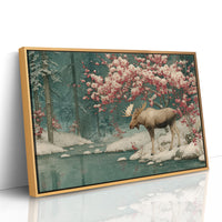 Moose Beneath the Blossoms