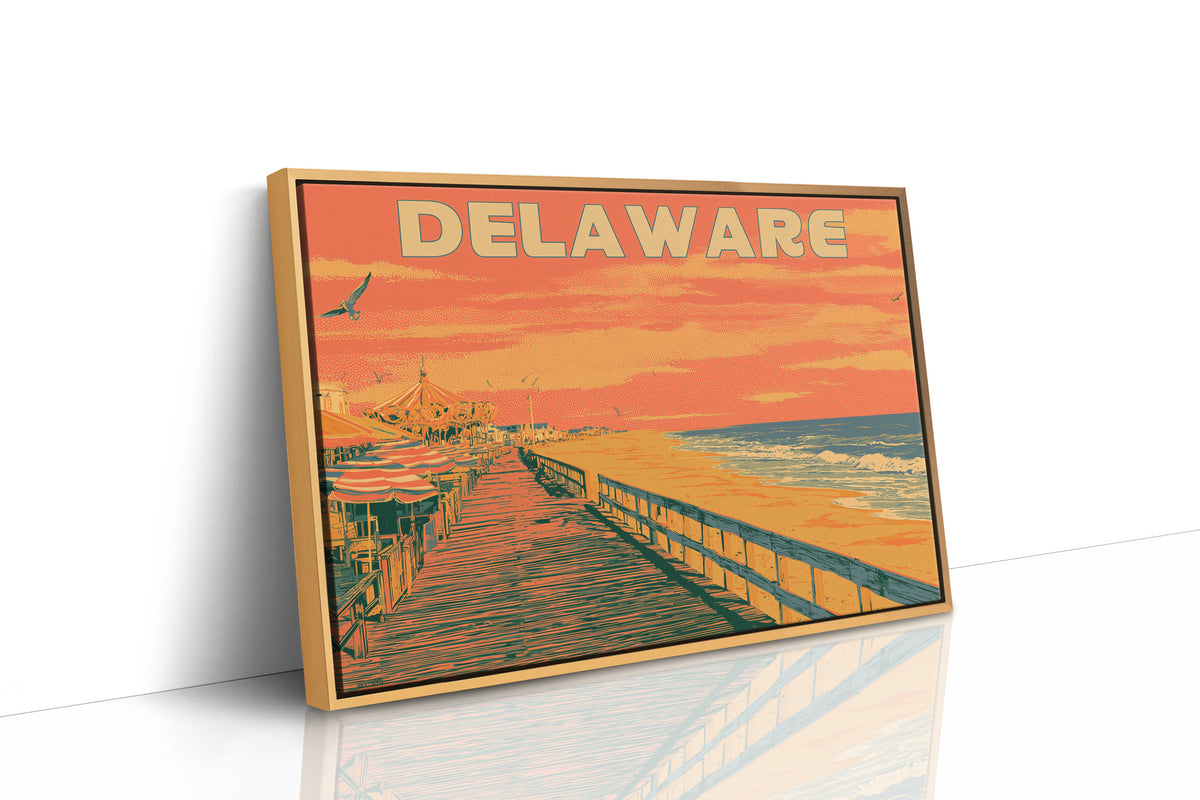 Delaware Boardwalk Sunset