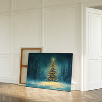 Winter's Light Dances Through Pines