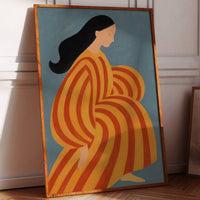 Marigold Lines Dance In Stillness