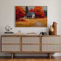 Harvest Home Beneath Fiery Canopy