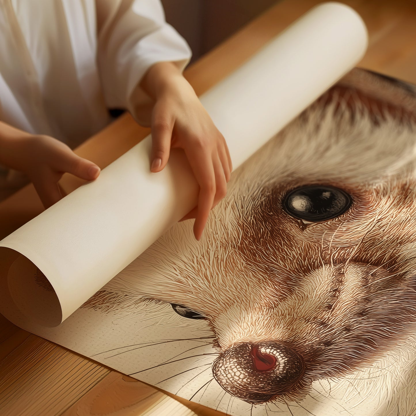 Close-Up on Quiet Curiosity
