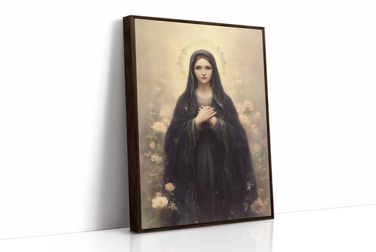 Sacred Light Upon Wooden Table