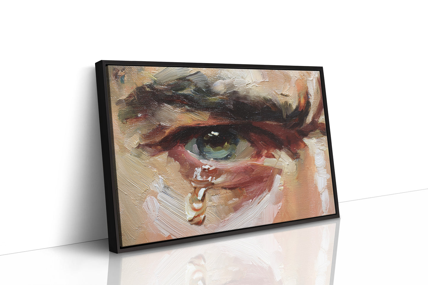 Teardrops Fall From Azure Gaze