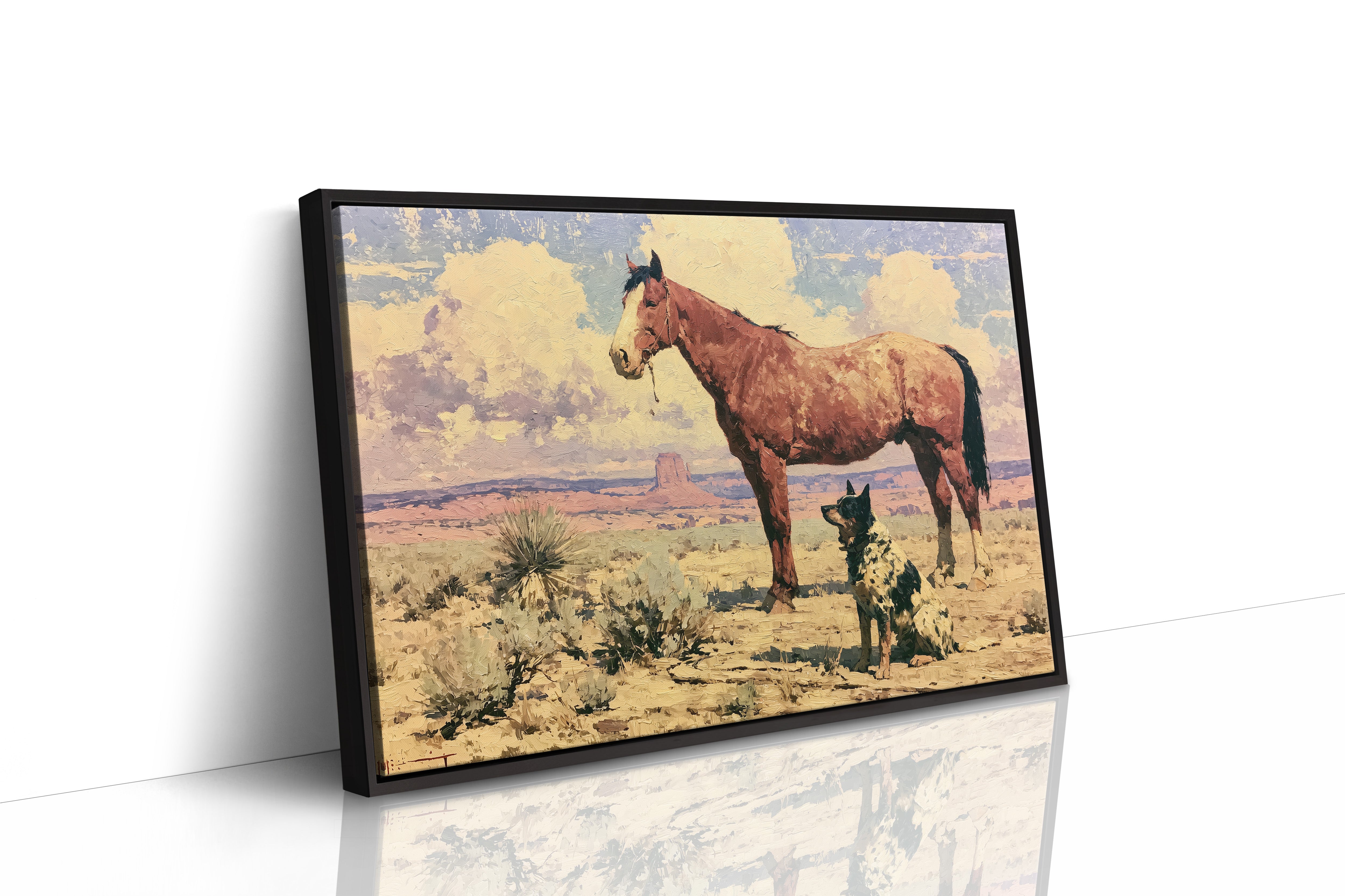Desert Companions, Horse and Cattle Dog