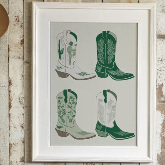 Sage Boots Dance Through Cactus Fields