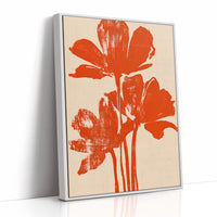 Bright Orange Bloom Trio
