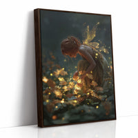 Glowing Petals Under Fairy Touch