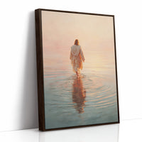 Steps Into Dawn's Gentle Waters