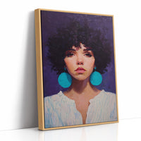 Turquoise Echoes In Violet