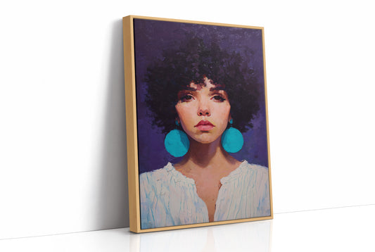 Turquoise Echoes In Violet