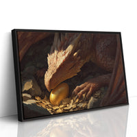 Dragon's Treasure Among Ancient Tomes