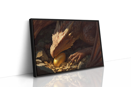 Dragon's Treasure Among Ancient Tomes