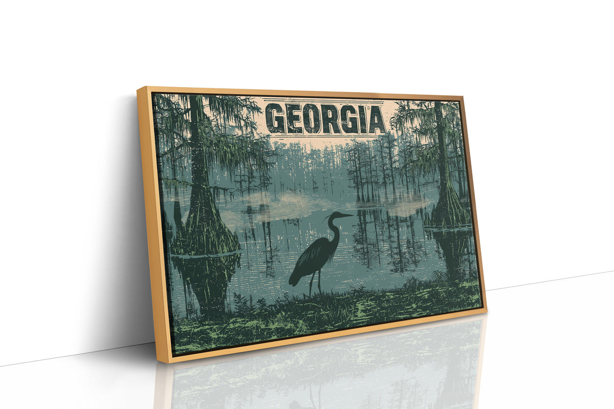 Georgia Cypress Swamp Heron