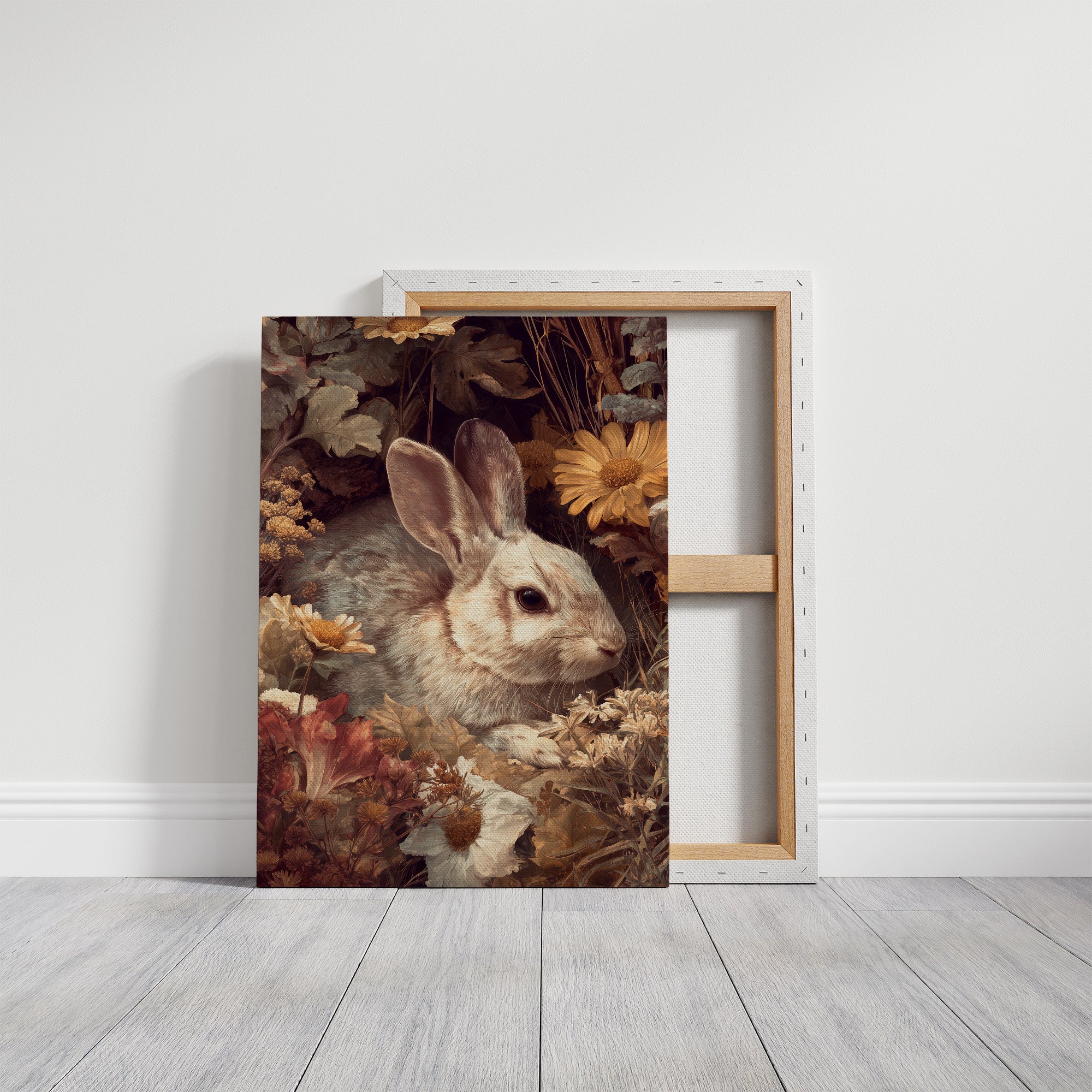 Autumn Blooms Hide Gentle Watcher